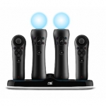 CTA Quadruple Port Charging Station for PlayStation Move Controllers/ Pow
