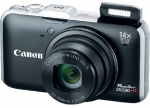Canon CAMERA 12MP 14X ZOOM SX230 HS/BLACK POWERSHOT 5043B001
