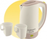 Scarlett SC-021 BIEGE(new)Travel kettle
